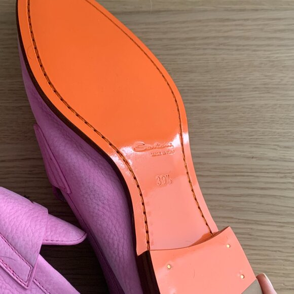 Santoni almond-toe 15mm penny loafers - Picture 8 of 10